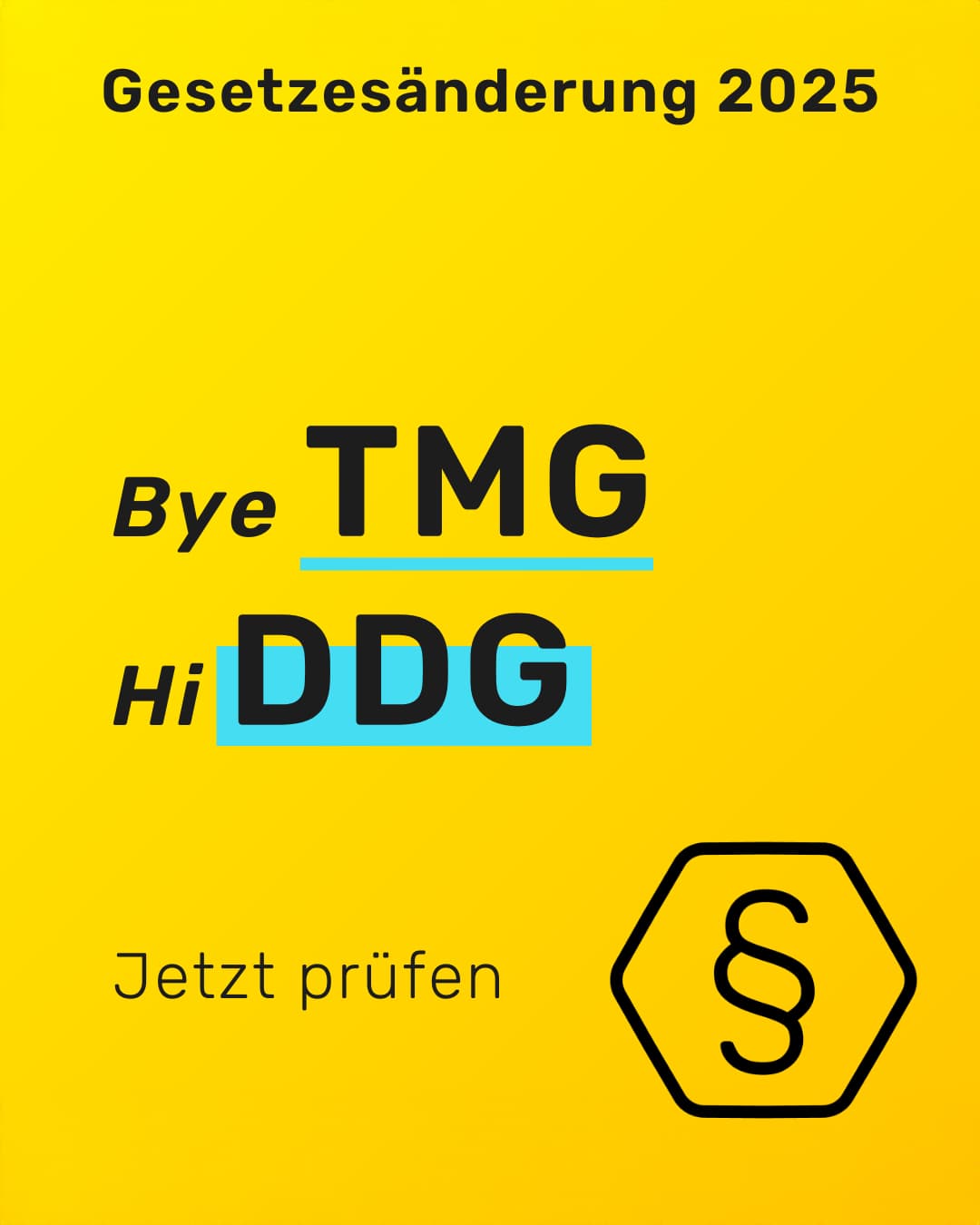 NEU 2025: DDG ersetzt TMG